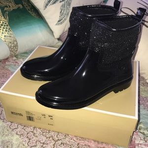 blakely glitter rain boot